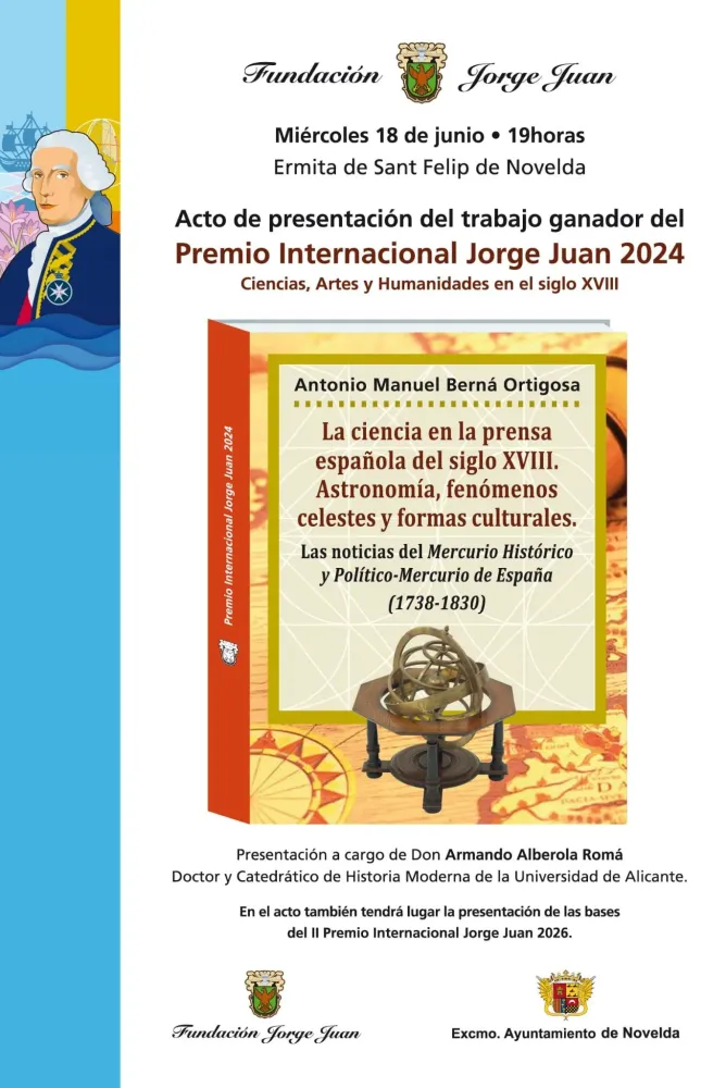 Acto de presentación del trabajo ganador del Premio Internacional Jorge Juan 2025