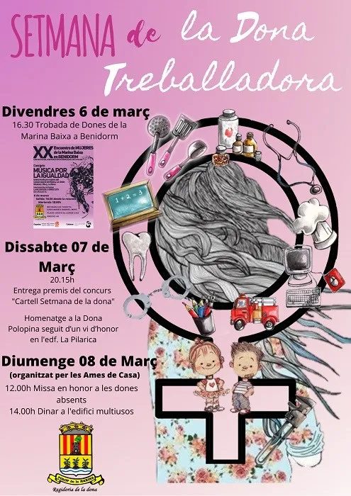 Actos día de la mujer trabajadora en Polop