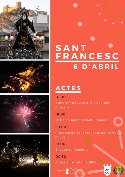 Actos Fiestas del Sant Francesc Castalla 2019