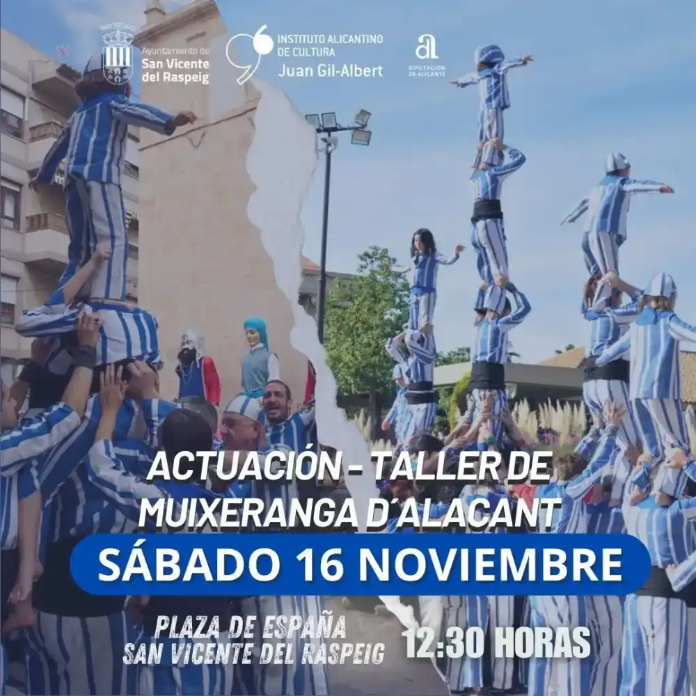 Actuación - Taller de Muixeranga d'Alacant