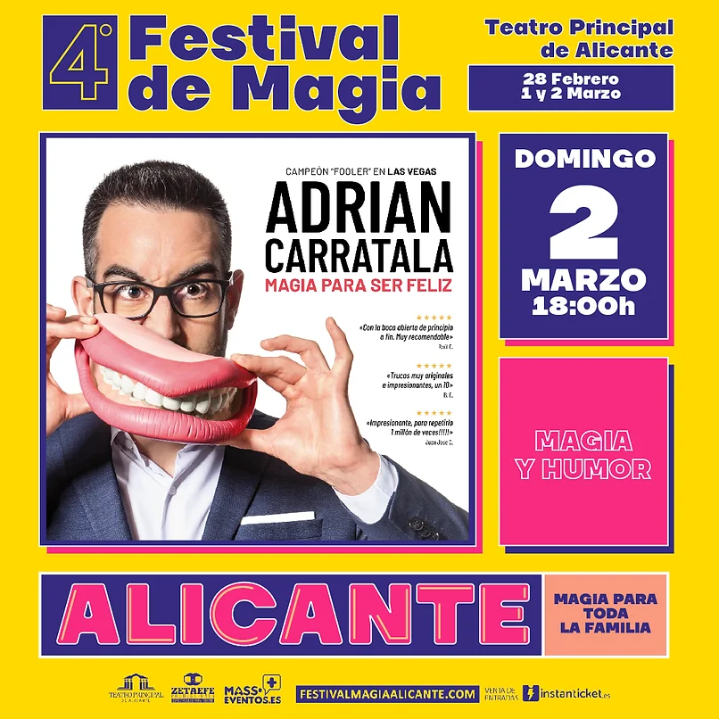 Adrián Carratalá, Magia para ser feliz ► Festival de Magia Alicante 2025