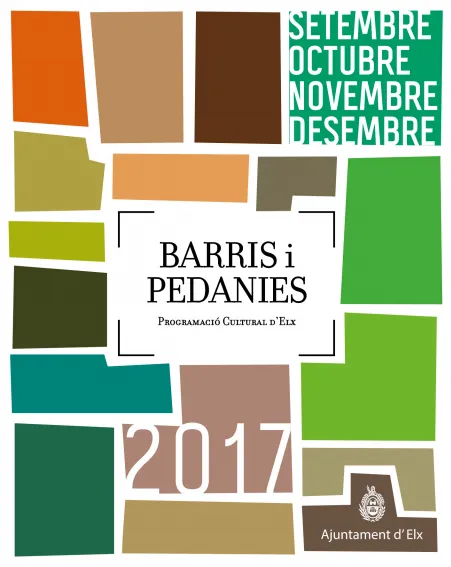 Agenda Cultural Barrios y Pedanías Elche (Septiembre - Diciembre)