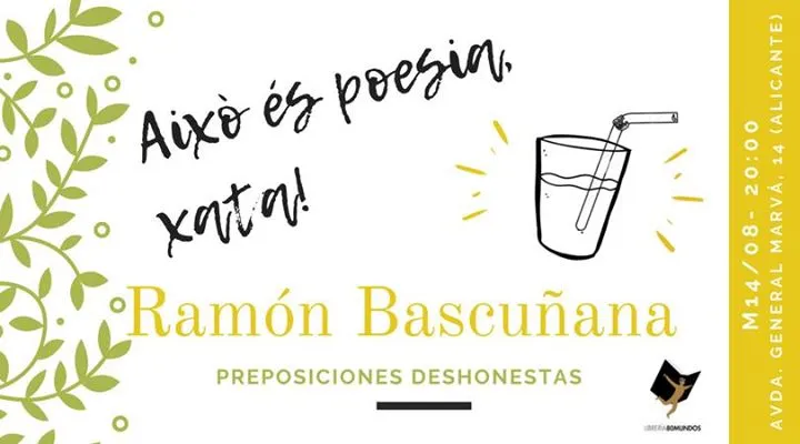 Això és poesia, xata! - Ramón Bascuñana en Librería 80 Mundos