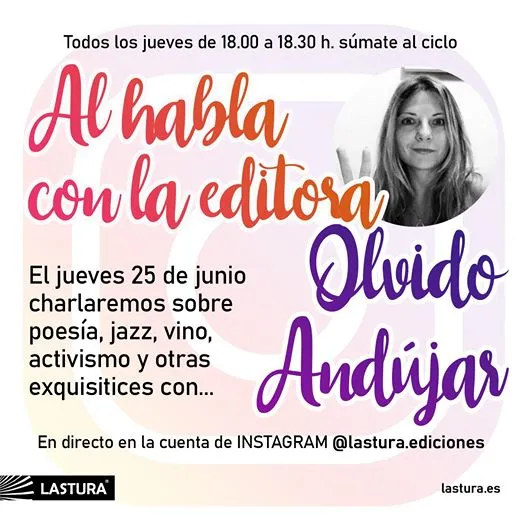 Al habla con la editora: Olvido Andújar