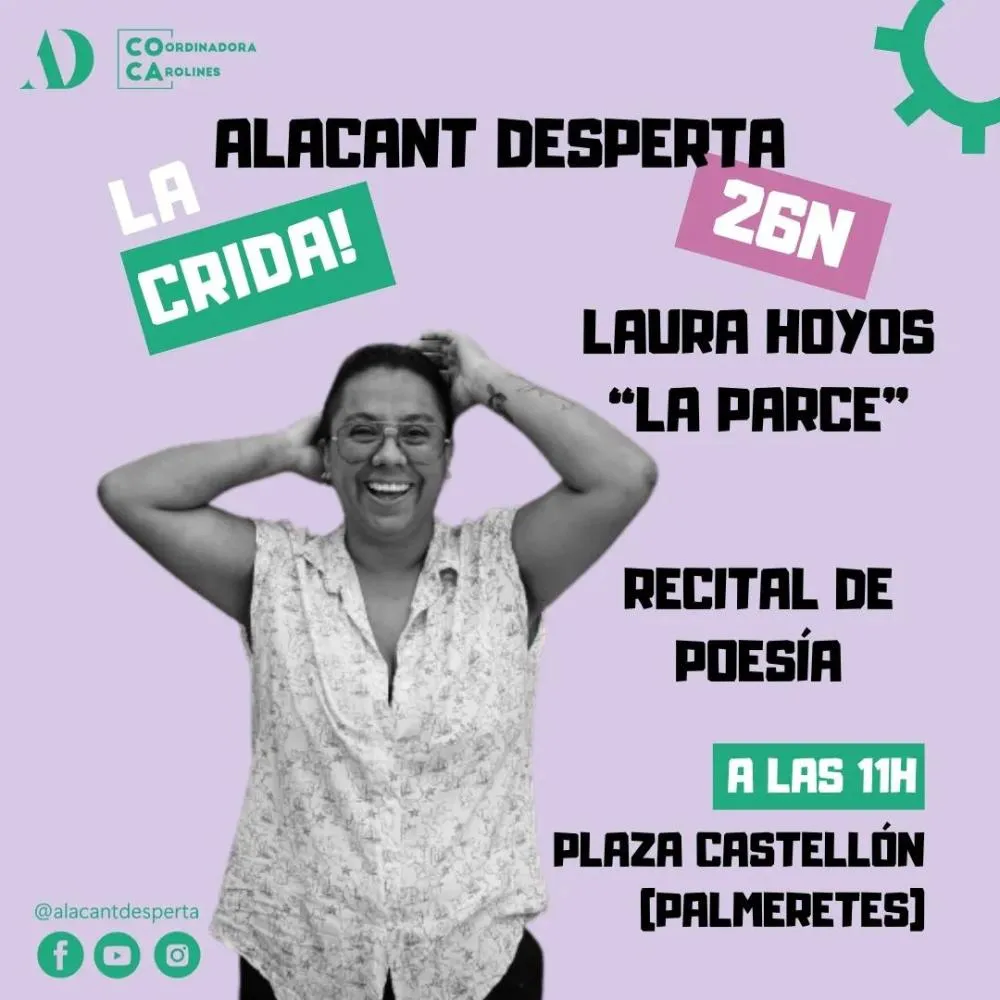 Alacant Desperta- Laura Hoyos " La Parce" - recital de poesía