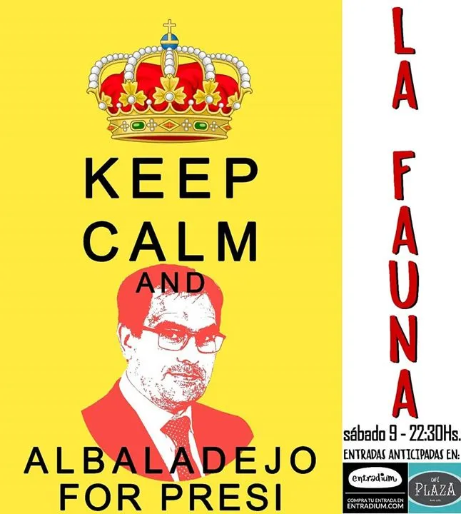 Albadalejo for presi en La Fauna Late Night Show