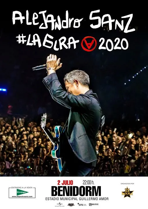 Alejandro Sanz en Benidorm 2020