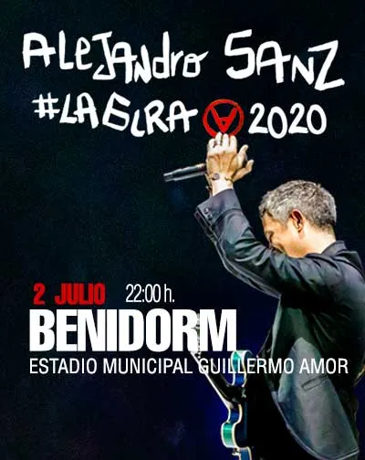 Alejandro Sanz en Benidorm 2021