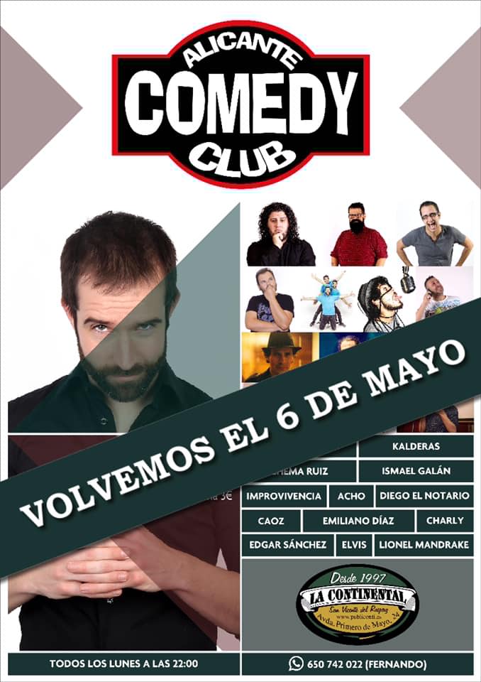 Alicante Comedy Club en la Continental - Abril 2019
