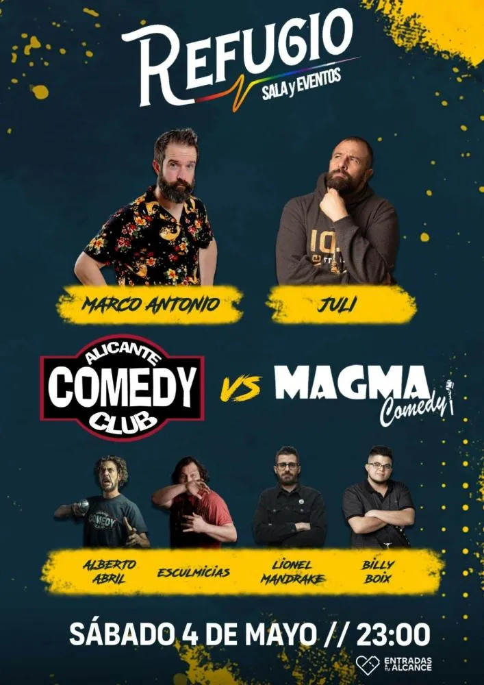 Alicante Comedy Club Vs Magma Comedy