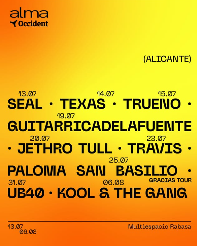 Alma Occident en Alicante 2025