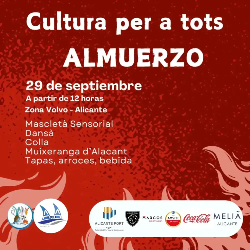 Almuerzo - Cultura per a tots