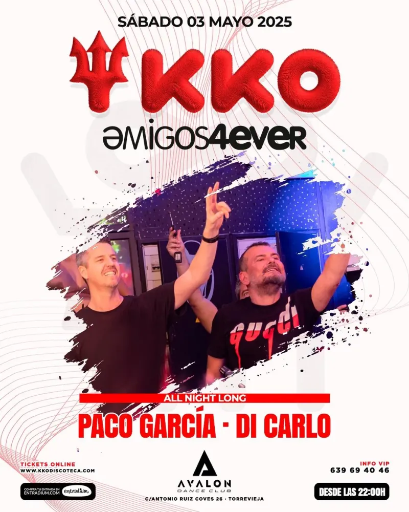 Amigos 4EVER en KKO Discoteca