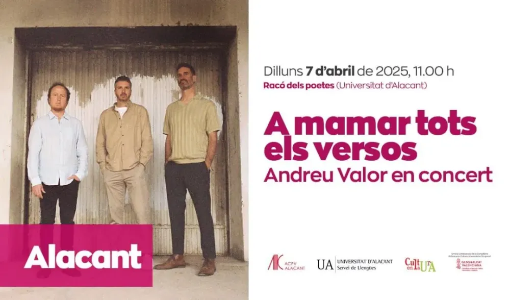 Andreu Valor en concert "A mamar tots el versos"
