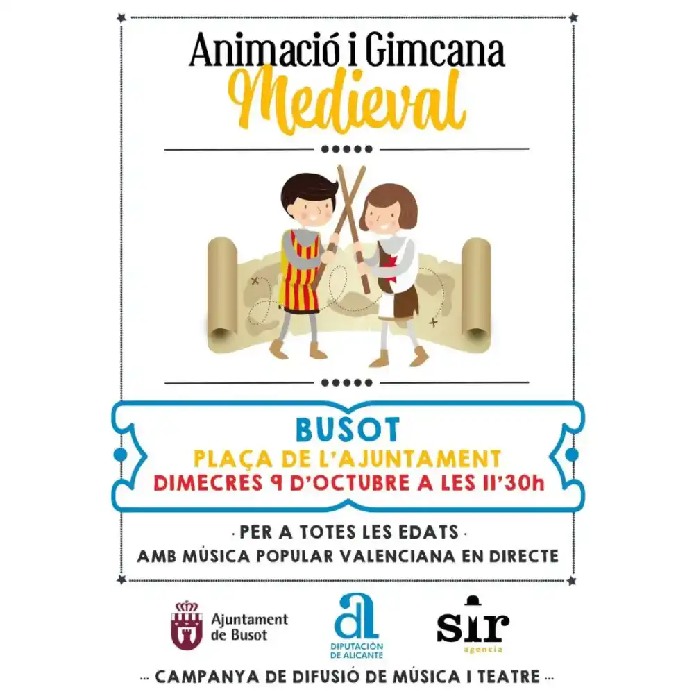 Animación y Gimkana Medieval Busot