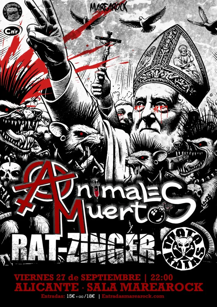 Animales Muertos + Rat-Zinger + Mata-Ratas