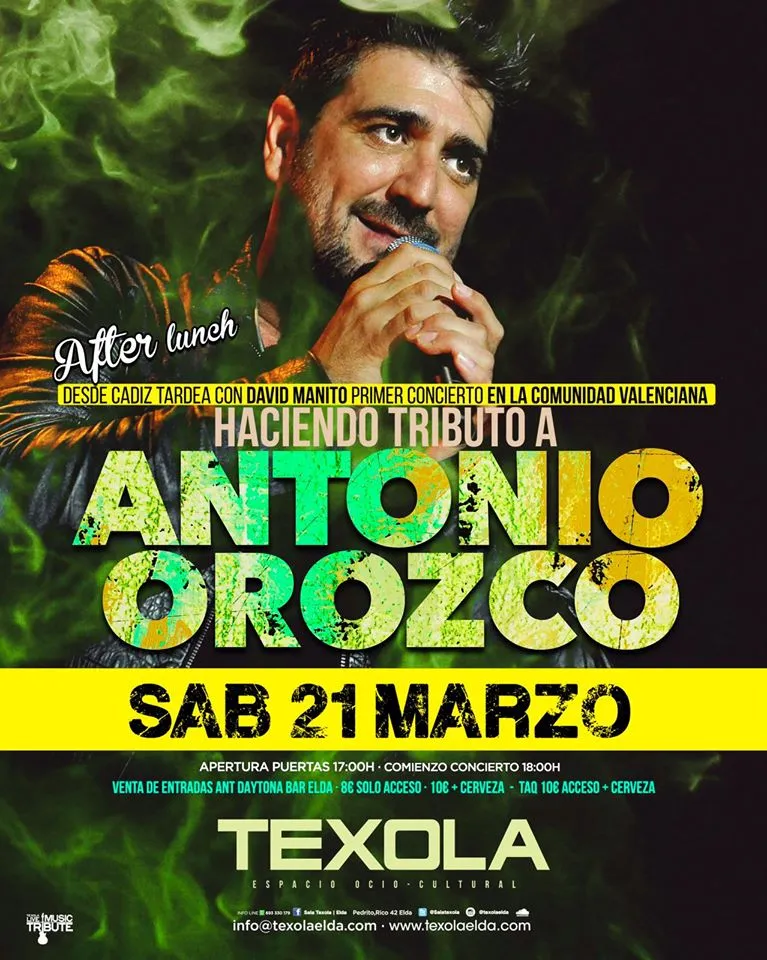 Antonio Orozco - Tributo en Elda