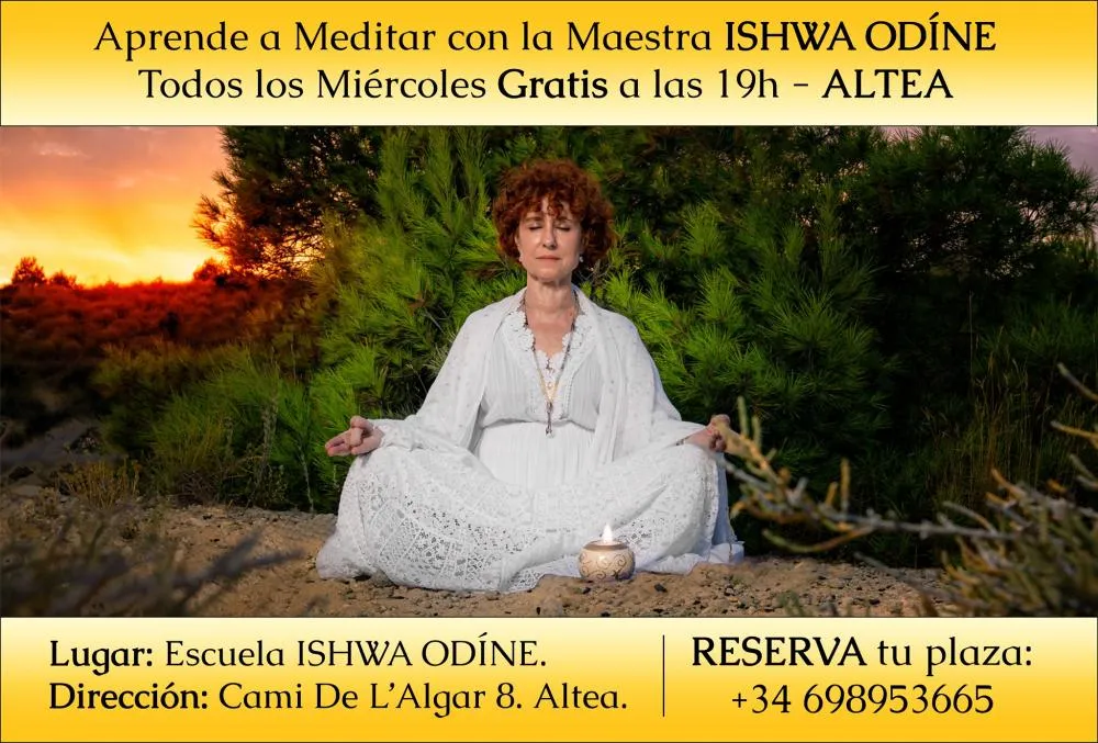 Aprende a Meditar con la iluminada Ishwa Odine