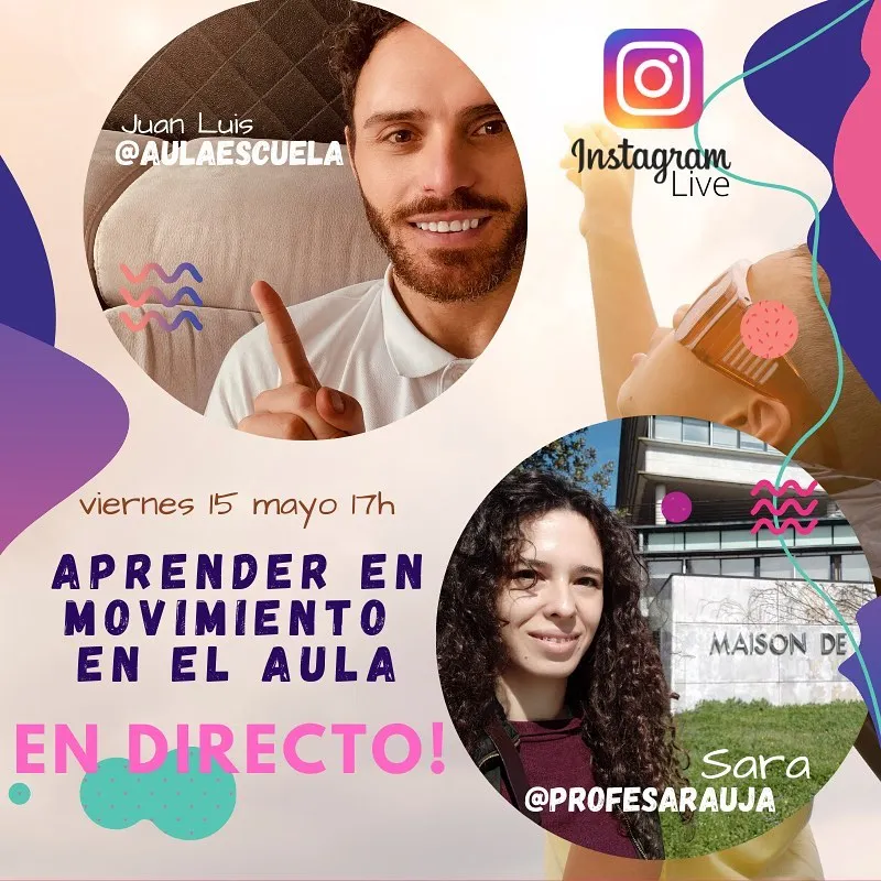 Aprender en movimiento en el aula con Juan Luis y Sara