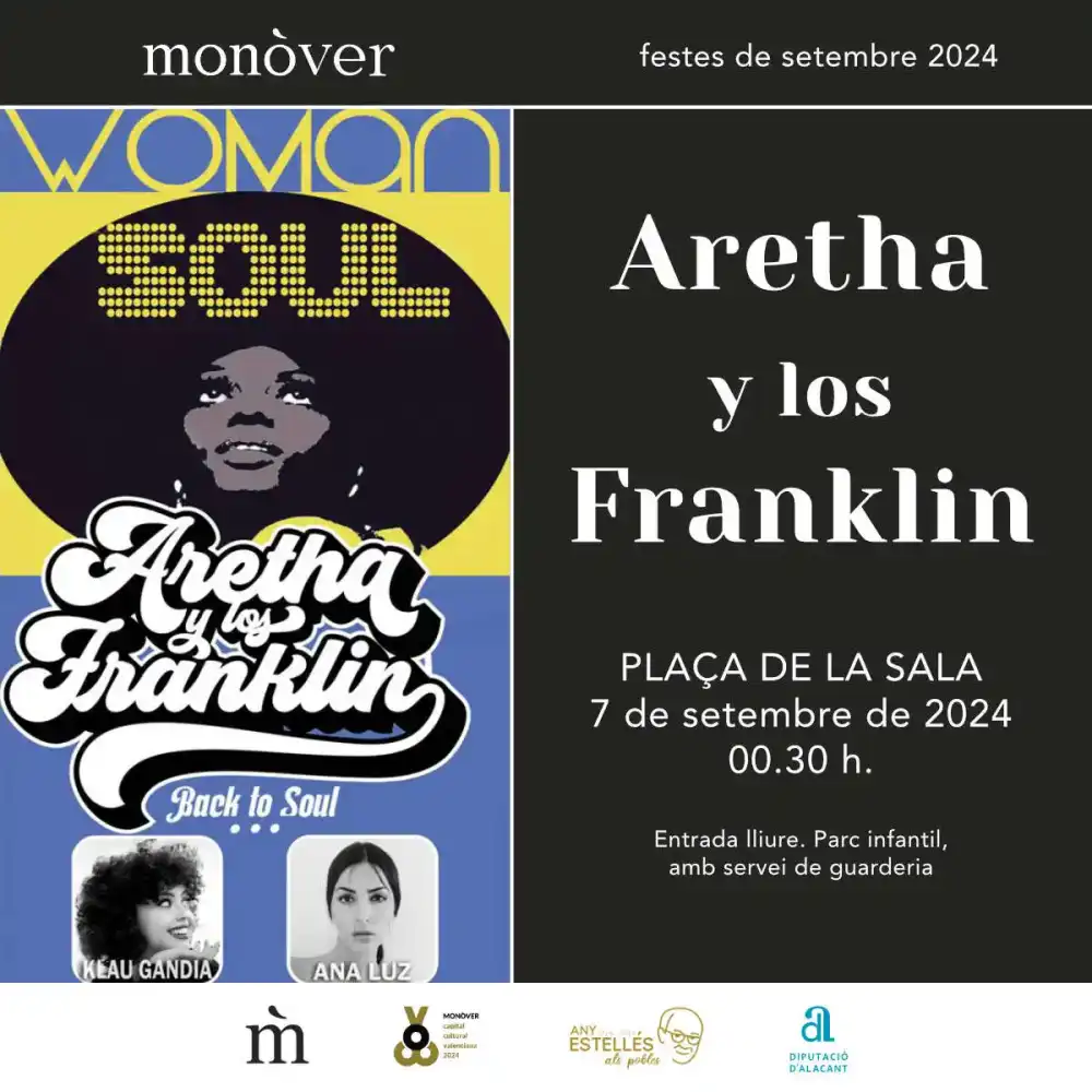 Aretha y los Frankling ► Fiestas de Septiembre Monóvar 2024