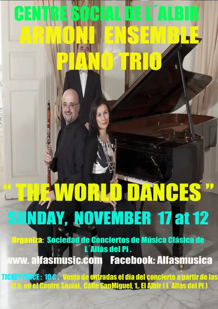 Armoni Ensemble piano trio "The world dances"