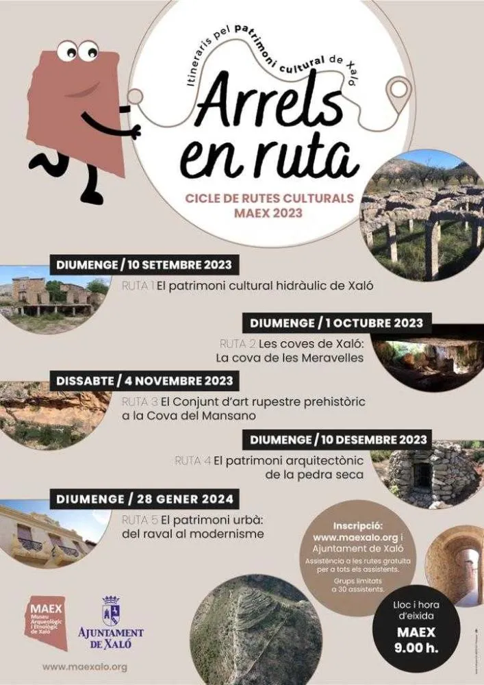 Arrels en Ruta - Ciclo de Rutas Culturales Maex 2023