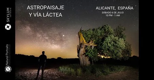 Astropaisaje y Vía Láctea en Alicante