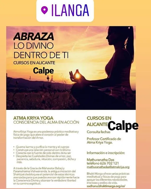 Atma Kriya yoga en Calpe