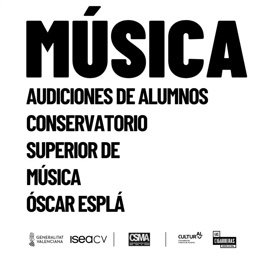 Audición de alumnas y alumnos del Conservatorio Superior de Música Óscar Esplá
