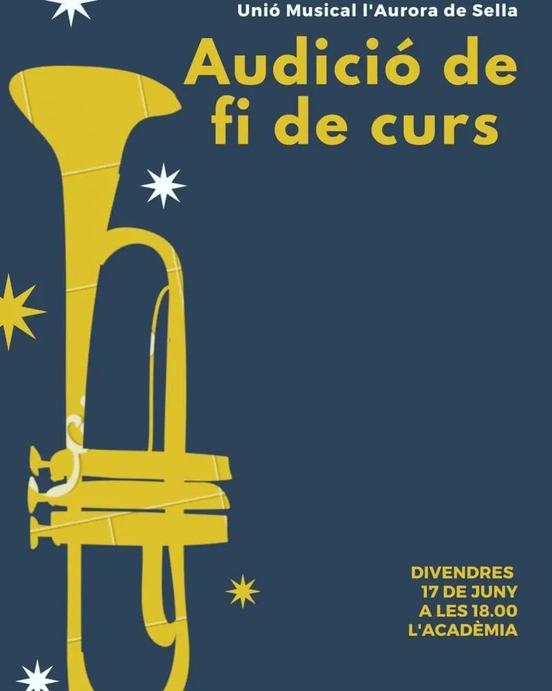 Audición de fin de curso Unión Musical La Aurora de Sella
