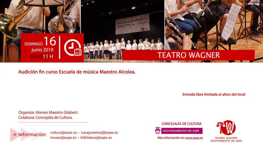 Audición fin de curso Escuela de música Maestro Alcolea