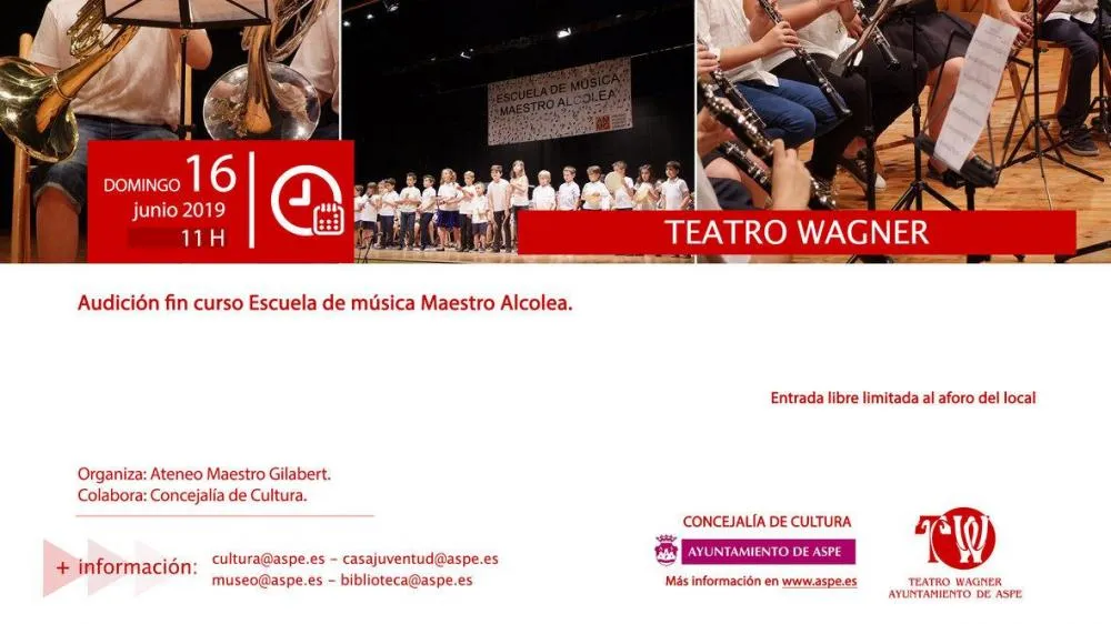 Audición fin de curso Escuela de música Maestro Alcolea