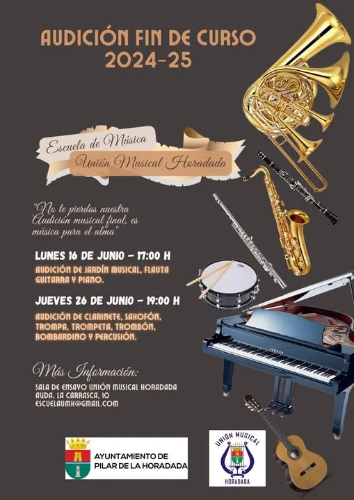 Audición Fin de Curso "Escuela de Música de la Unión Musical Horadada"