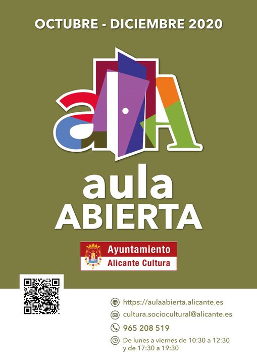 Aula Abierta Alicante octubre-diciembre 2020 Inscripción