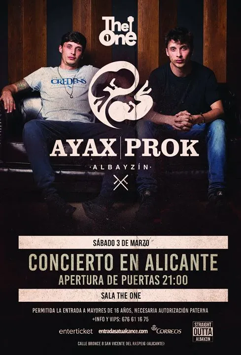 Ayax y Prok  Alicante en Sala The One