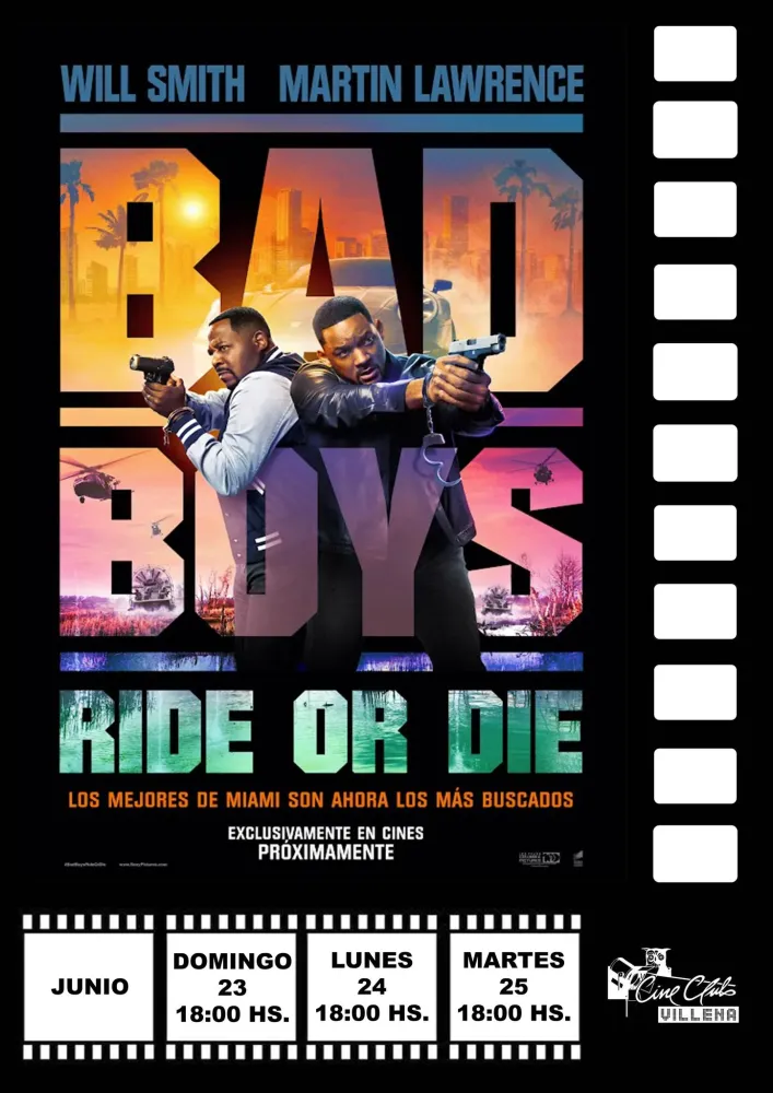 Bad Boys Ride or Die - Cine Club Villena