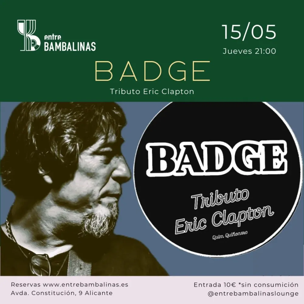 Badge Tributo Eric Clapton