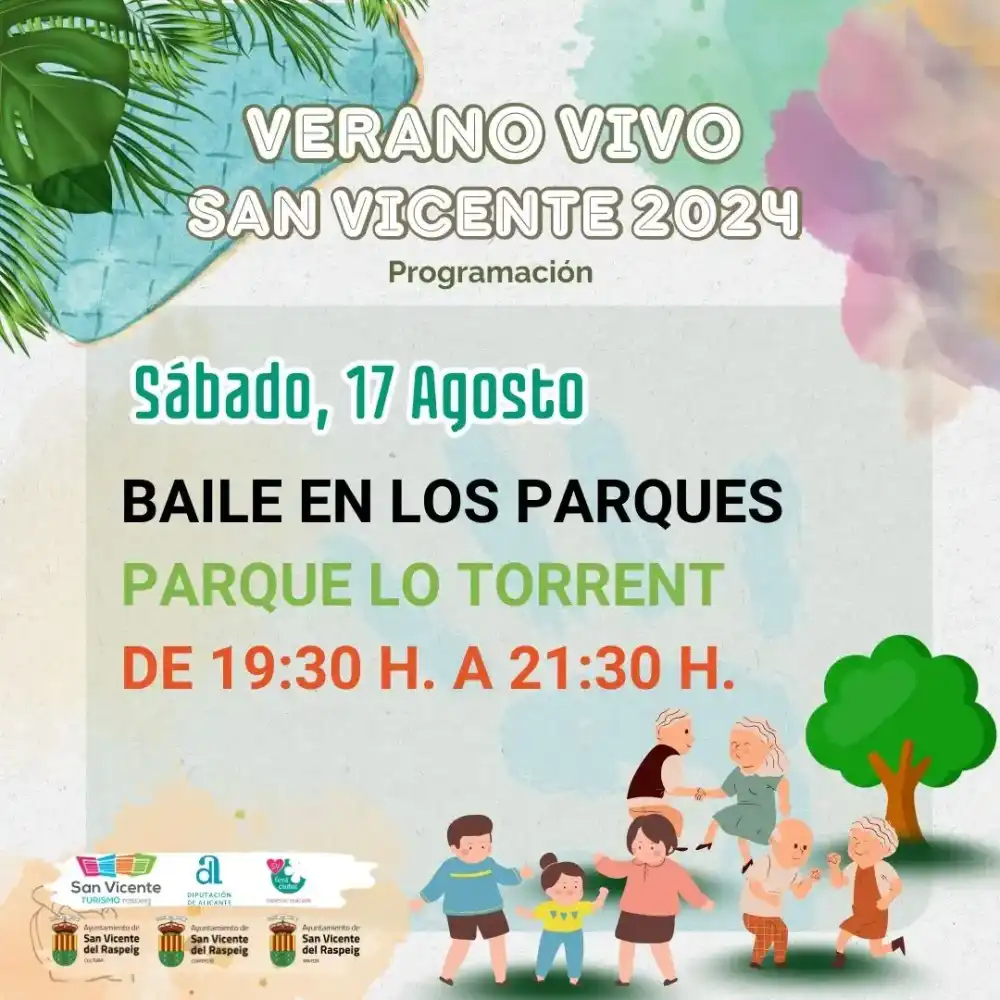 Baile en los Parques ► Verano Vivo San Vicente 2024