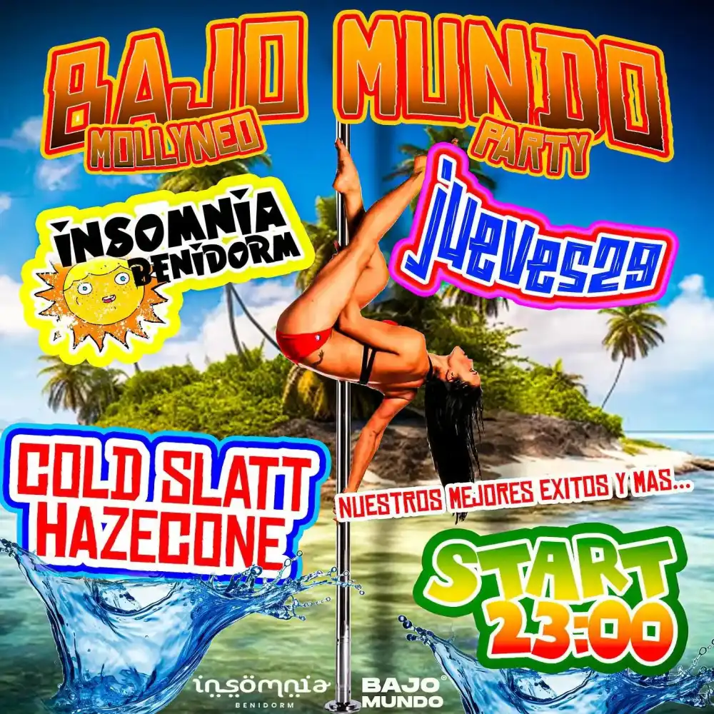 Bajomundoparty en Benidorm - Mollyneo