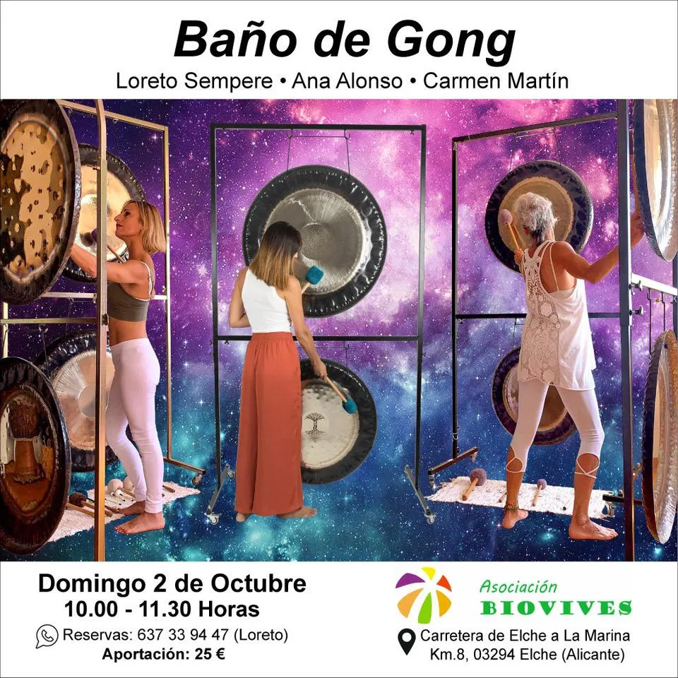 Baño de Gong, Yoga y Meditación