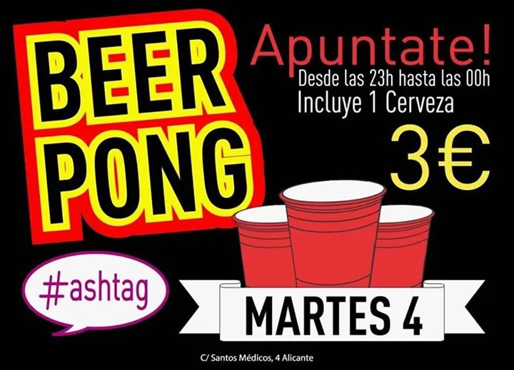 Beerpong Party Night en Alicante