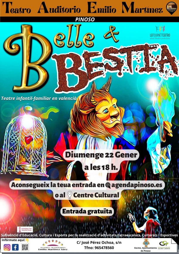 Bella y BESTIA-Teatro Infantil
