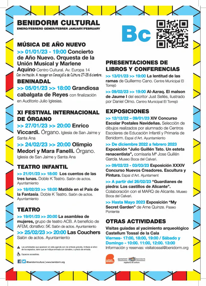 Benidorm Cultural Enero-Febrero 2023
