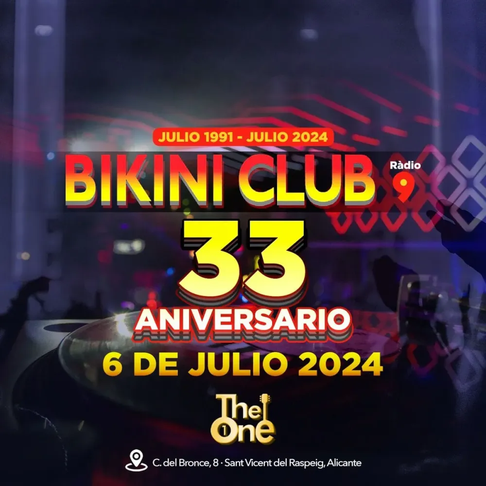 Bikini Club 33 Aniversario