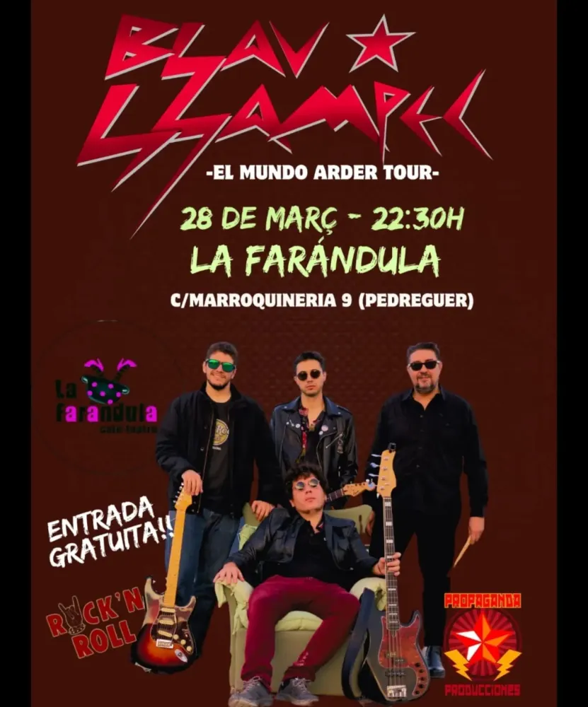 Blau Llampec en concierto