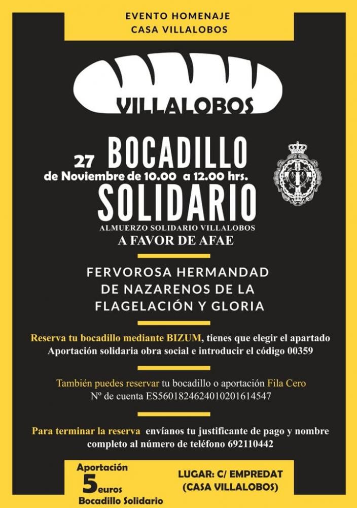 Bocadillo Solidario Villalobos