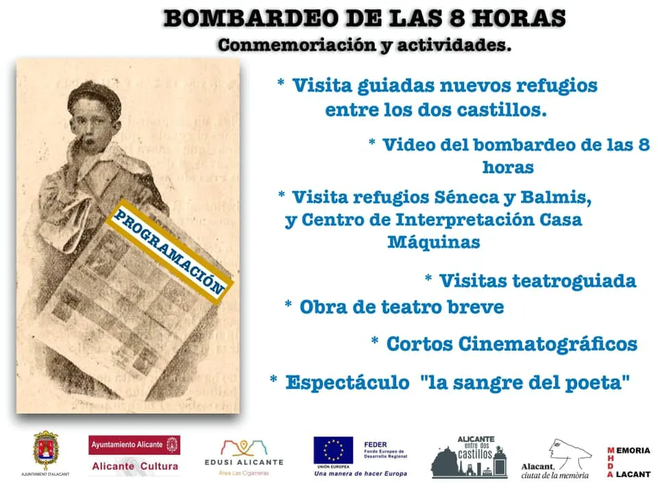 Bombardeo de las 8 horas - Conmemoración y actividades