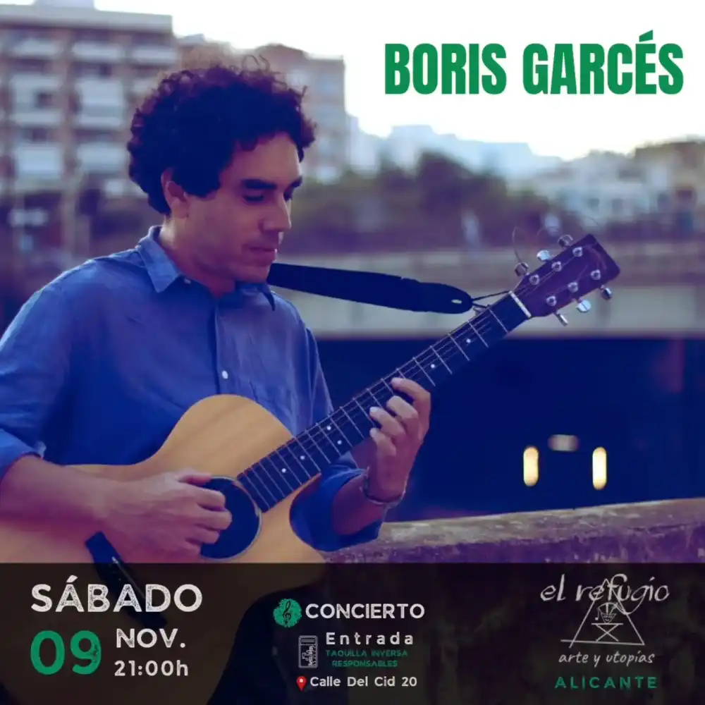 Borís Garcés en concierto