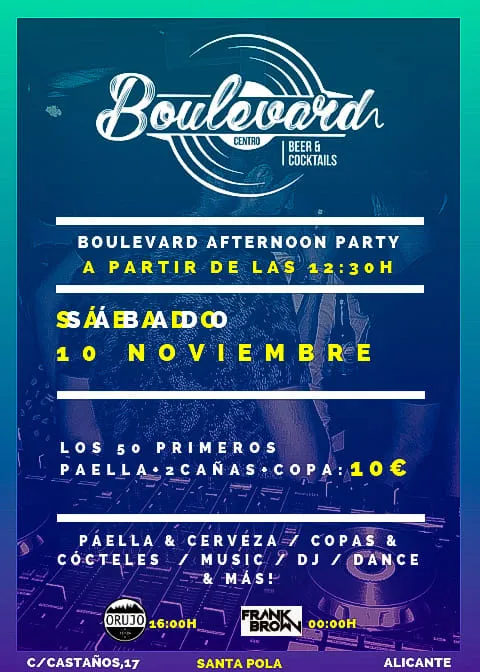 Boulevard Afternoon Party