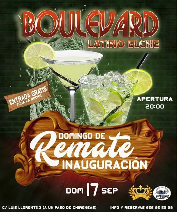 Boulevard Latino Elche Inauguración